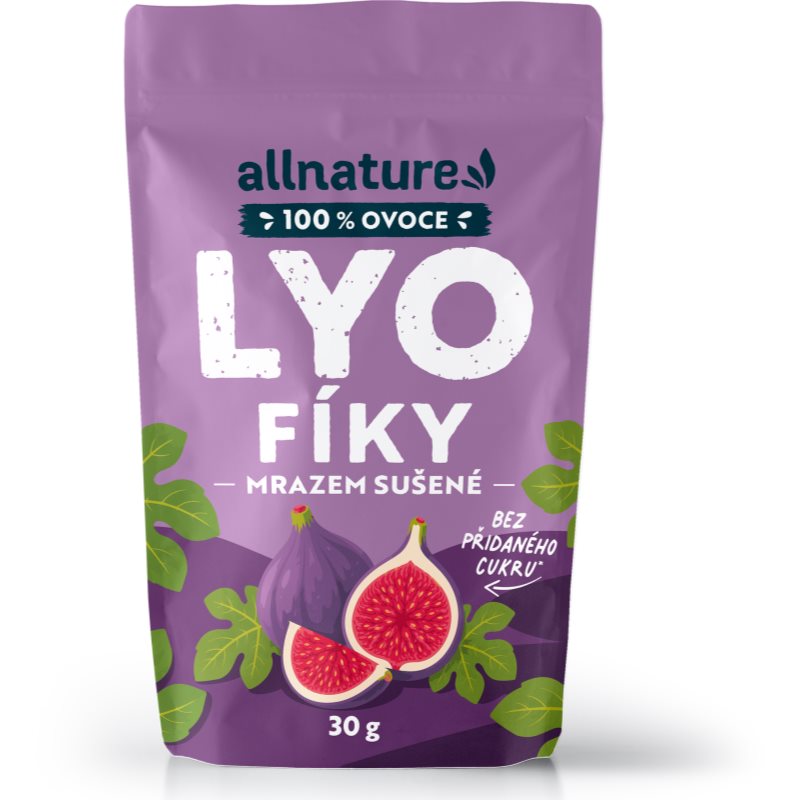 Allnature Fíky sušené mrazem mrazem sušené ovoce 100 g