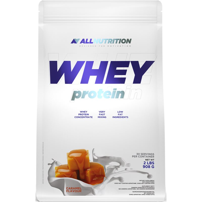 Allnutrition Whey Protein białko serwatkowe smak Caramel 908 g