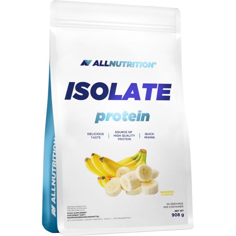 Allnutrition Isolate Protein srvátkový izolát príchuť Banana 908 g