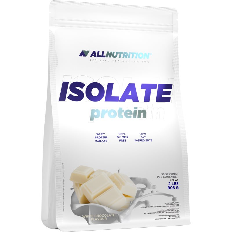Allnutrition Isolate Protein srvátkový izolát príchuť White Chocolate 908 g