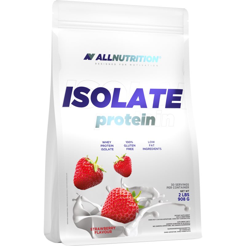 E-shop Allnutrition Isolate Protein syrovátkový izolát příchuť Strawberry 908 g