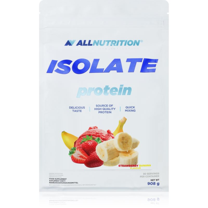Allnutrition Isolate Protein srvátkový izolát príchuť Strawberry banana 908 g