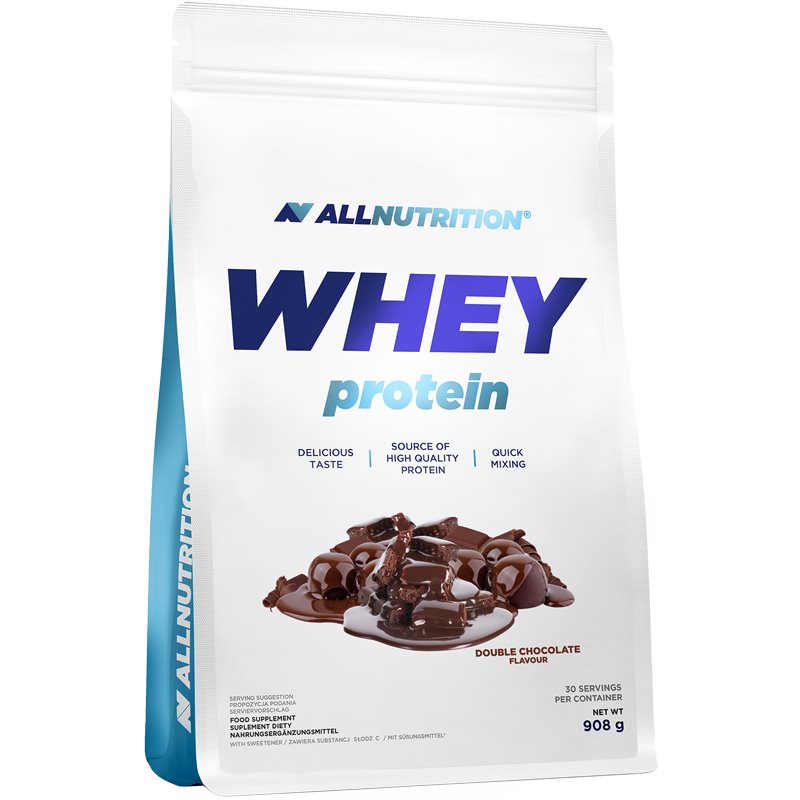 Allnutrition Whey Protein srvátkový proteín príchuť Double Chocolate 908 g