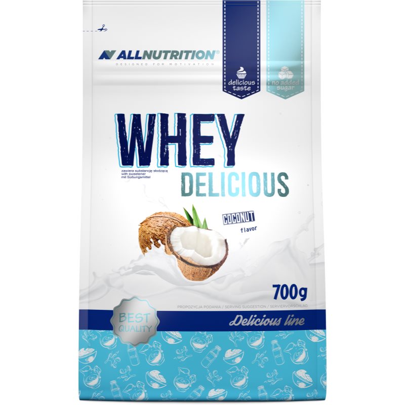 Allnutrition Whey Delicious srvátkový proteín príchuť Coconut 700 g