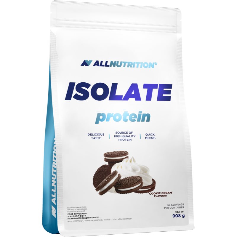 Allnutrition Isolate Protein srvátkový izolát príchuť Cookie & Cream 908 g