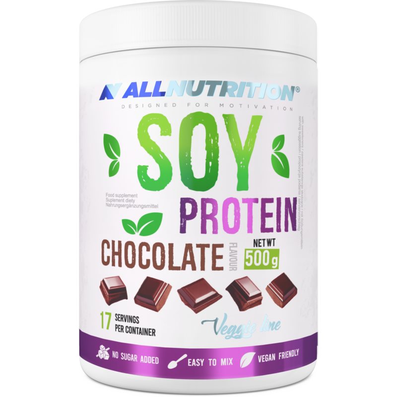Allnutrition Soy Protein sójový proteínový izolát príchuť Chocolate 500 g