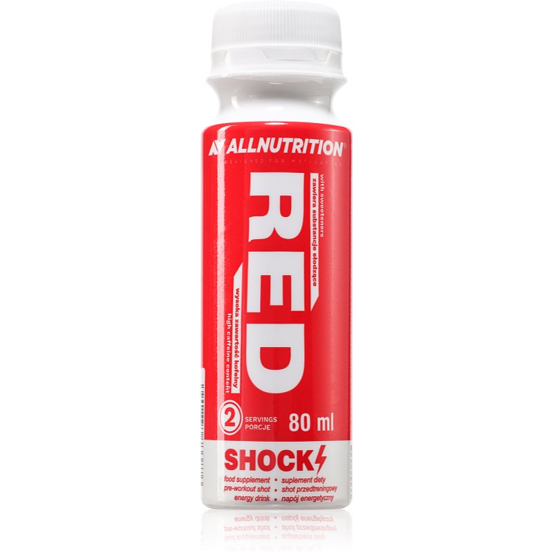 Allnutrition Shock Shot Red podpora sportovního výkonu 80 ml