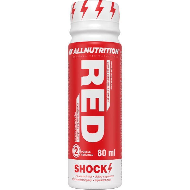 E-shop Allnutrition Shock Shot Red podpora sportovního výkonu 80 ml