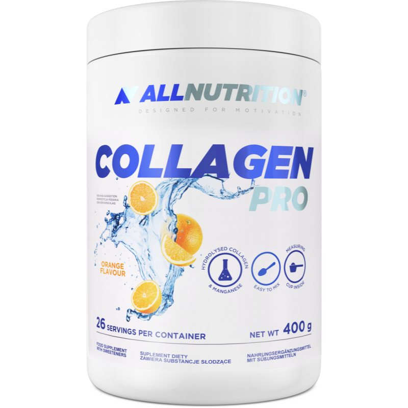 E-shop Allnutrition Collagen Pro kolagen s vitamíny příchuť Orange 400 g