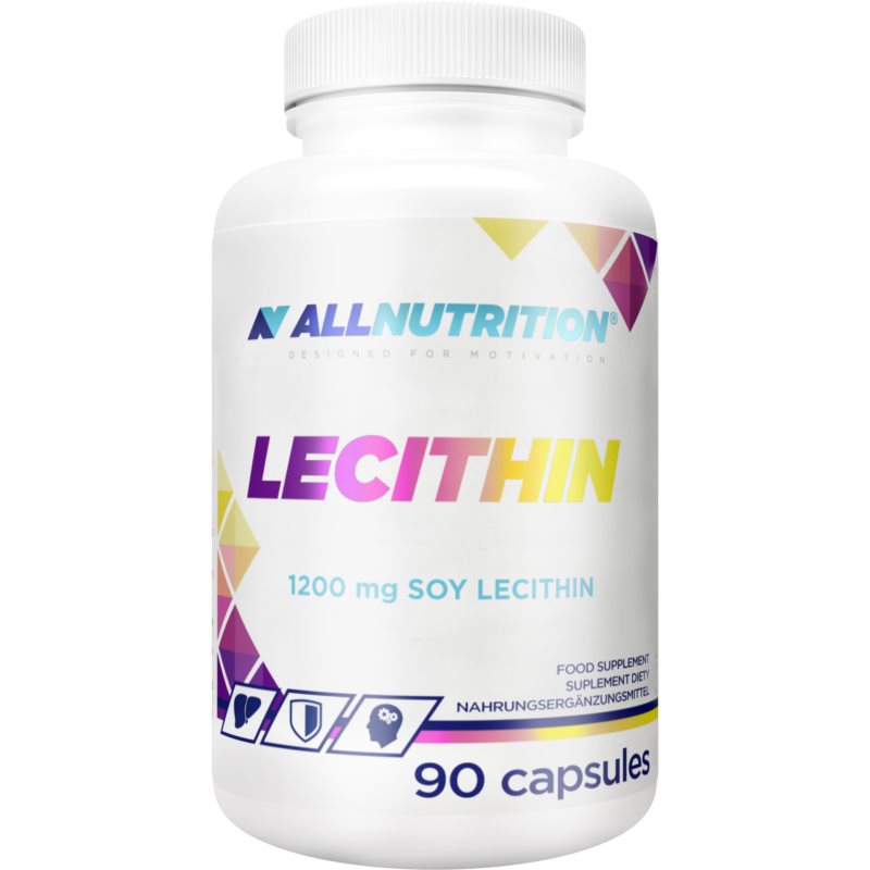 Allnutrition Lecithin kapsuly na podporu pamäti, duševnej výkonnosti a kontrolu hmotnosti 90 cps