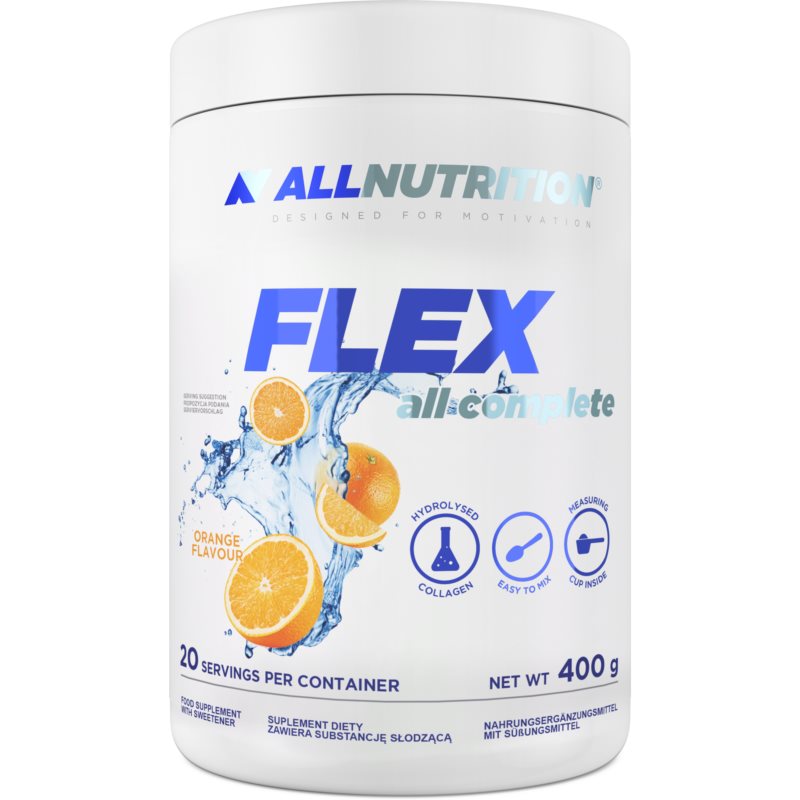 Allnutrition Flex All Complete kĺbová výživa príchuť Orange 400 g