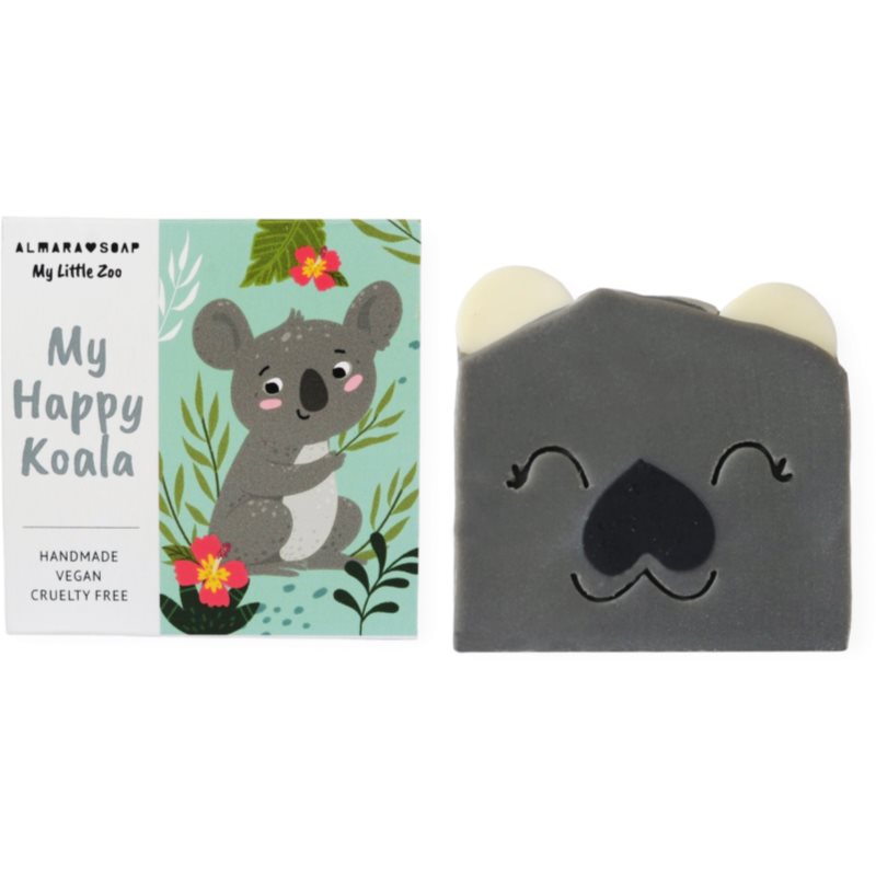 Almara Soap For Kids My Happy Koala ročno izdelano milo z vonjem maline za otroke 100 g