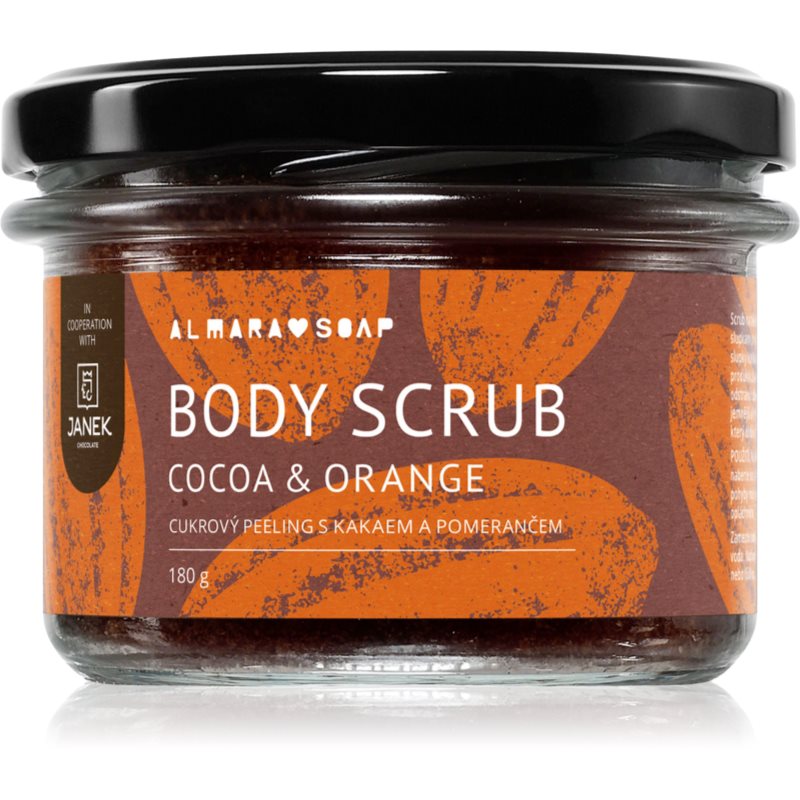 Almara Soap Body Scrub šećerni peeling za tijelo protiv celulita s mirisom Cocoa & Orange 180 g