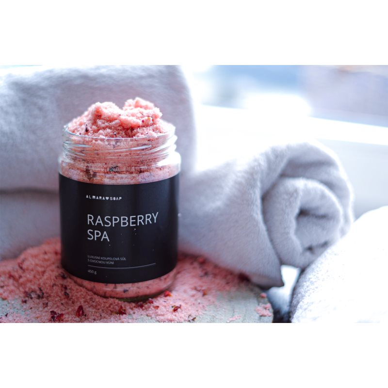 Thumbnail - Almara Soap Bath entspannendes Badesalz mit Duft Raspberry Spa 450 g