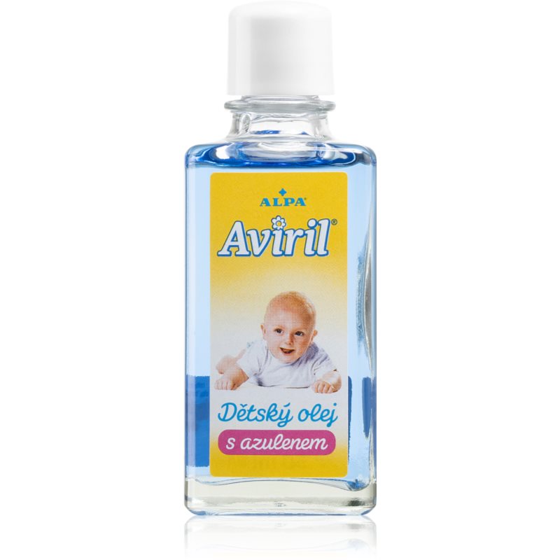 Alpa Aviril Baby oil with azulene švelnus aliejus kūdikiams jautriai odai 50 ml