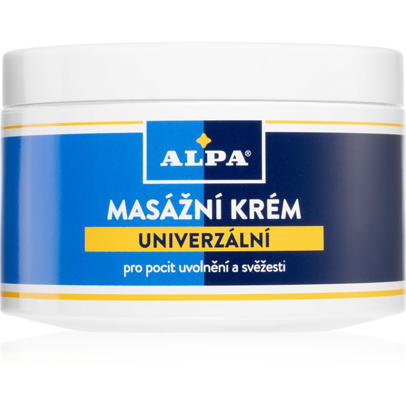 

Alpa Massaging cream universal крем для масажу для відновлення м’язів