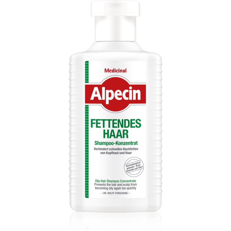 Alpecin Medicinal Concentrated Shampoo For Oily Hair And Scalp 200 Ml