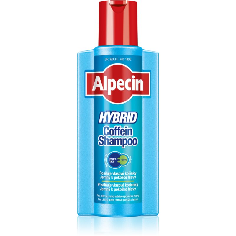 E-shop Alpecin Hybrid kofeinový šampon pro citlivou pokožku hlavy 375 ml