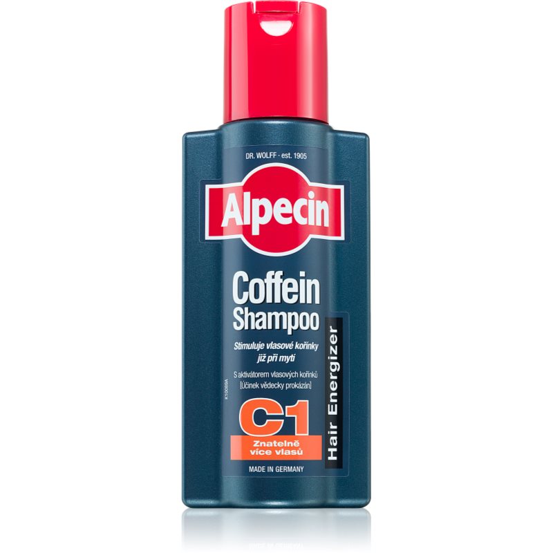 Alpecin Hair Energizer Coffein Shampoo C1 champú para hombre con cafeína estimulante del crecimiento del cabello 250 ml