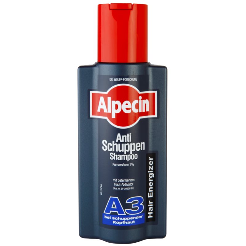 Alpecin Hair Energizer Aktiv Shampoo A3 plaukus aktyvinantis šampūnas nuo pleiskanų 250 ml