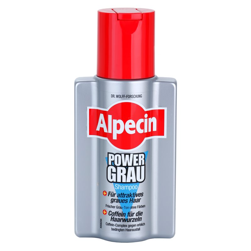 

Alpecin Power Grau шампунь для підкреслення сірих відтінків волосся