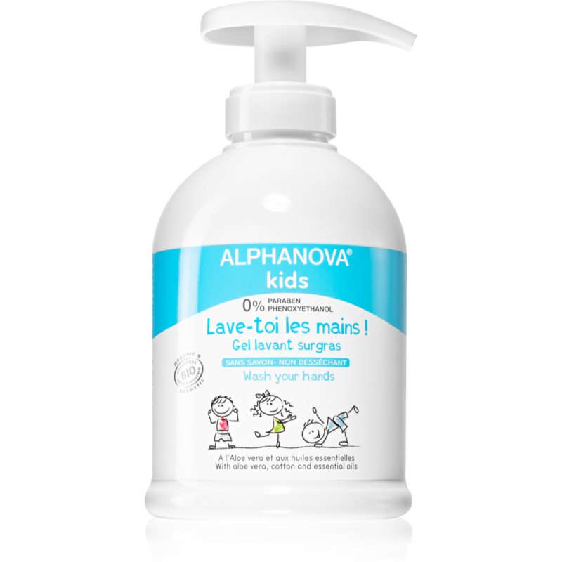 Alphanova Kids Wash Your Hands! čisticí gel na ruce pro děti 300 ml