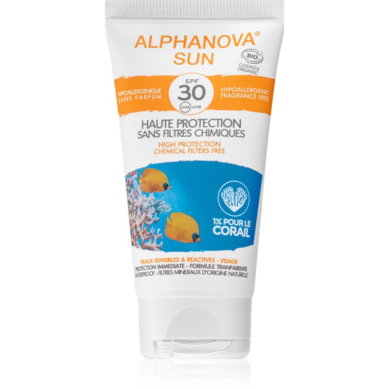 Alphanova Sun krema za sončenje za obraz SPF 30 50 g