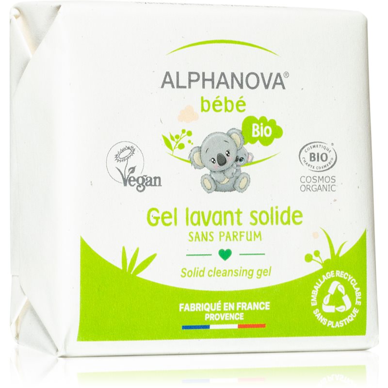E-shop Alphanova Baby Bio tuhý sprchový gel pro děti od narození 100 g