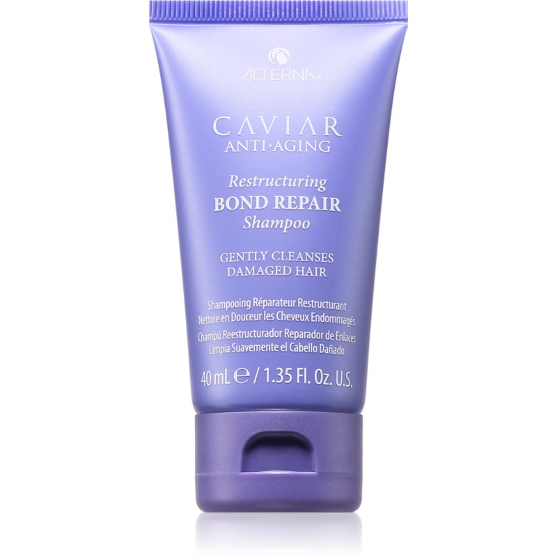 Alterna Caviar Anti-Aging Restructuring Bond Repair erneuerndes Shampoo für geschwächtes Haar 40 ml