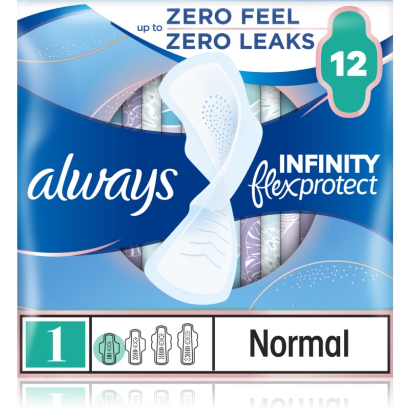 Always Infinity Normal Size 1 sanitary towels 12 pc
