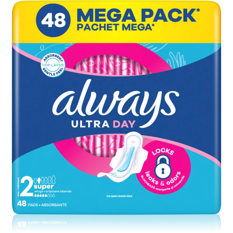 Always Ultra Super Size 2 Binden mit Flügeln 48 St.