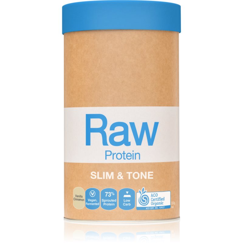 Amazonia Raw Protein Slim & Tone rastlinný proteín príchuť Vanilla & Cinnamon 500 g