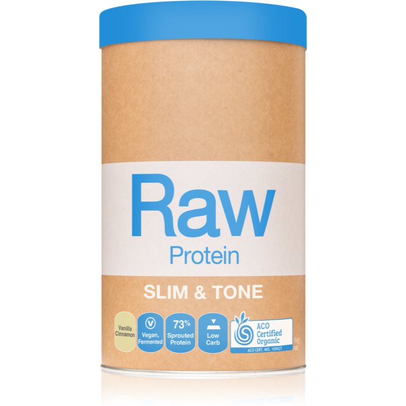 Amazonia Raw Protein Slim & Tone rostlinný protein příchuť Vanilla & Cinnamon 1000 g