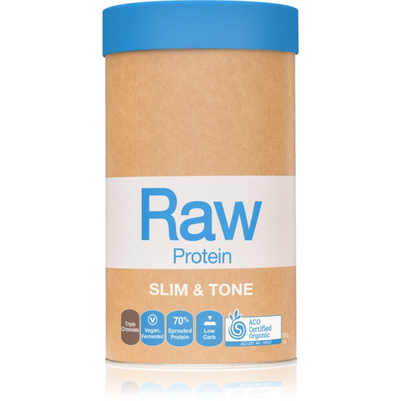 Amazonia Raw Protein Slim & Tone rastlinný proteín príchuť Triple Chocolate 500 g