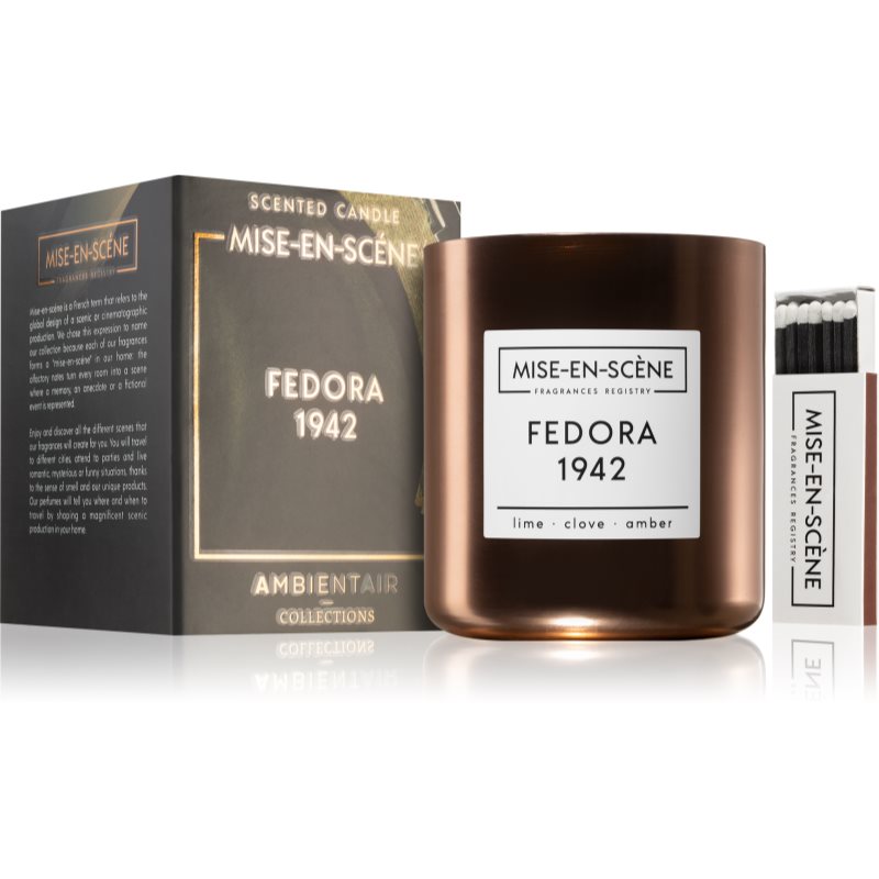 

Ambientair Mise-en-Scéne Fedora aроматична свічка
