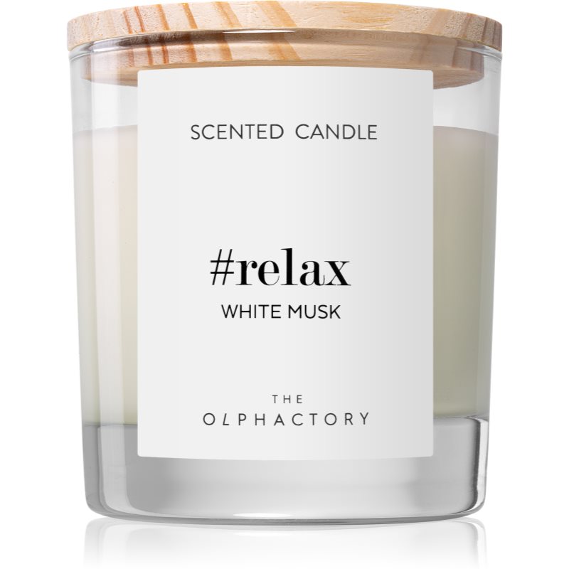 Ambientair The Olphactory White Musk Scented Candle (Relax) 200 G