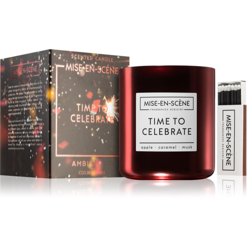 Ambientair Mise-en-Scéne Time to Celebrate dišeča sveča 300 g