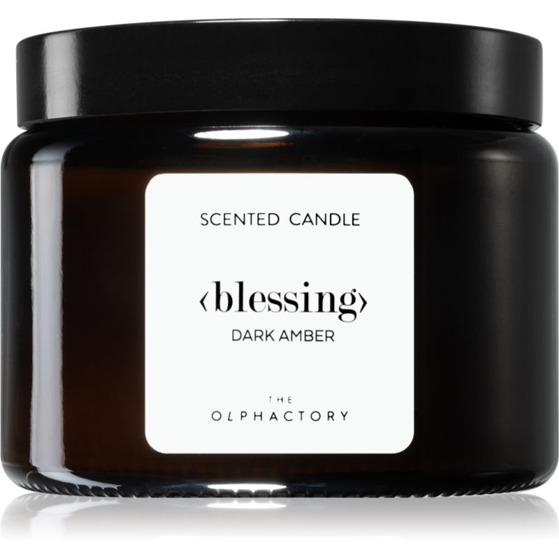 Ambientair The Olphactory Dark Amber Scented Candle (brown) Blessing 360 G