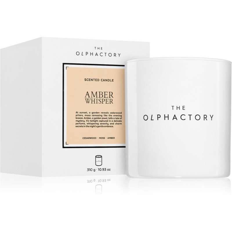 Ambientair The Olphactory White Insignia Amber Whisper vonná svíčka 310 g