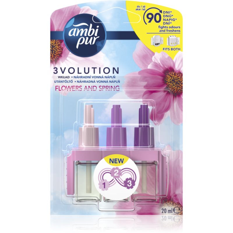 AmbiPur 3volution Flowers&Spring náhradná náplň 3x20 ml