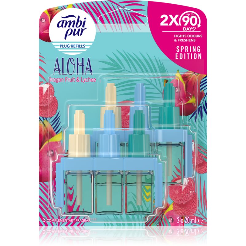 Ambi Pur 3Volution Náhradní náplň do osvěžovače vzduchu Aloha 2 x 20 ml