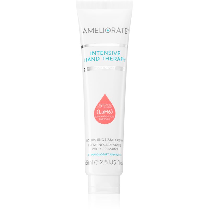 Ameliorate Intensive Hand Therapy Rose Moisturising Hand Cream With Rose Fragrance 75 Ml