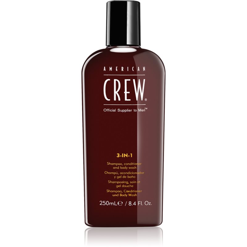 

American Crew Hair & Body 3-IN-1 шампунь, кондиціонер та гель для душу 3в1 для чоловіків