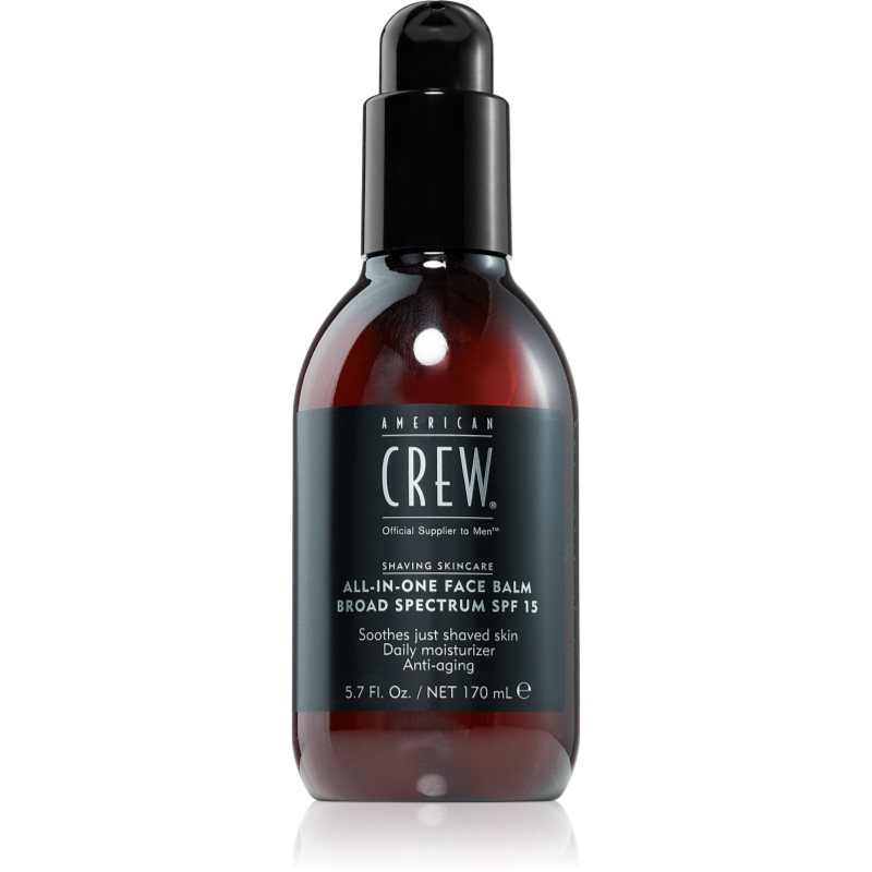 American Crew Shave & Beard ALL-IN-ONE Face Balm Broad Spectrum SPF 15 balzam poslije brijanja SPF 15 170 ml