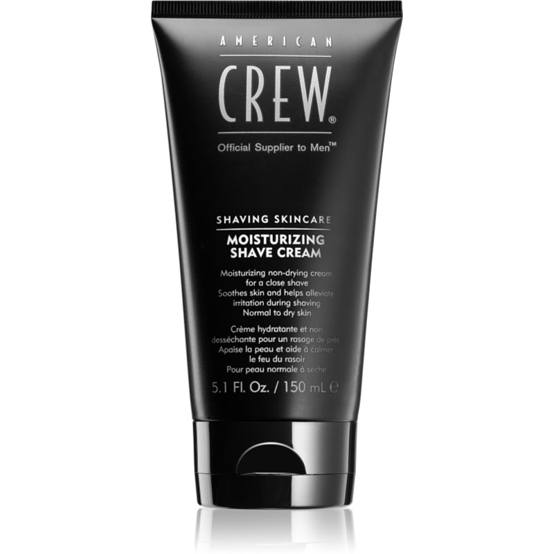 American Crew Shave & Beard Moisturizing Shave Cream зволожуючий крем для гоління для нормальної та сухої шкіри 150 мл