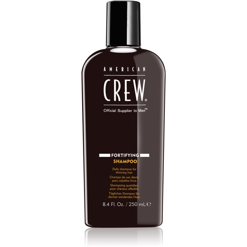 American Crew Fortifying atkuriamasis šampūnas plaukų tankumui užtikrinti 250 ml