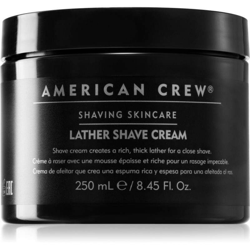 American crew shave & beard lather shave cream borotválkozási krém 250 ml