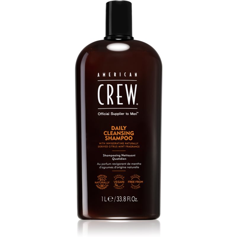 American Crew Daily Cleansing Shampoo valomasis šampūnas vyrams 1000 ml