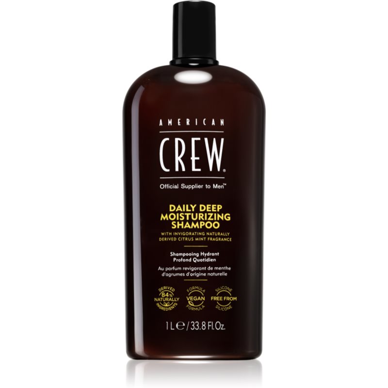 American Crew Daily Moisturizing Shampoo kasdienis šampūnas drėkinamojo poveikio vyrams 1000 ml