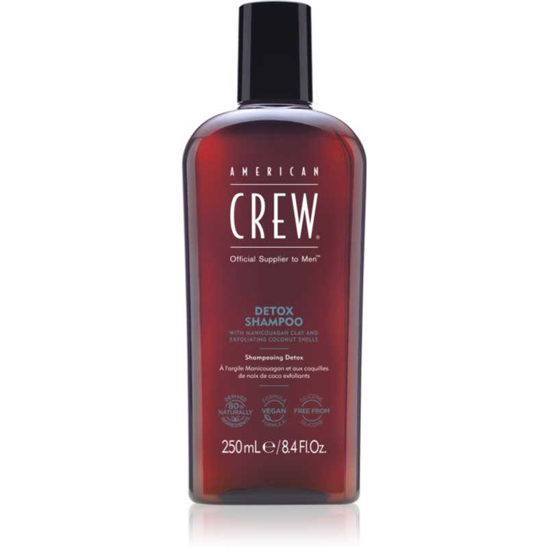 American Crew Detox Shampoo Shampoo für das Haar für Herren 250 ml